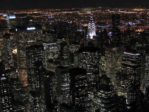 new york skyline night time. New-York-Skyline-Night - Fixed